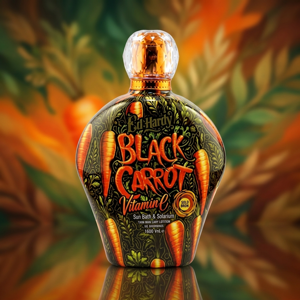 با لوسیون Black Carrot برند Ed Hardy، برنزه شدنی عمیق و طلایی را تجربه کنید. فرمولاسیون حاوی ویتامین E برای حفظ سلامت و شادابی پوست شما.